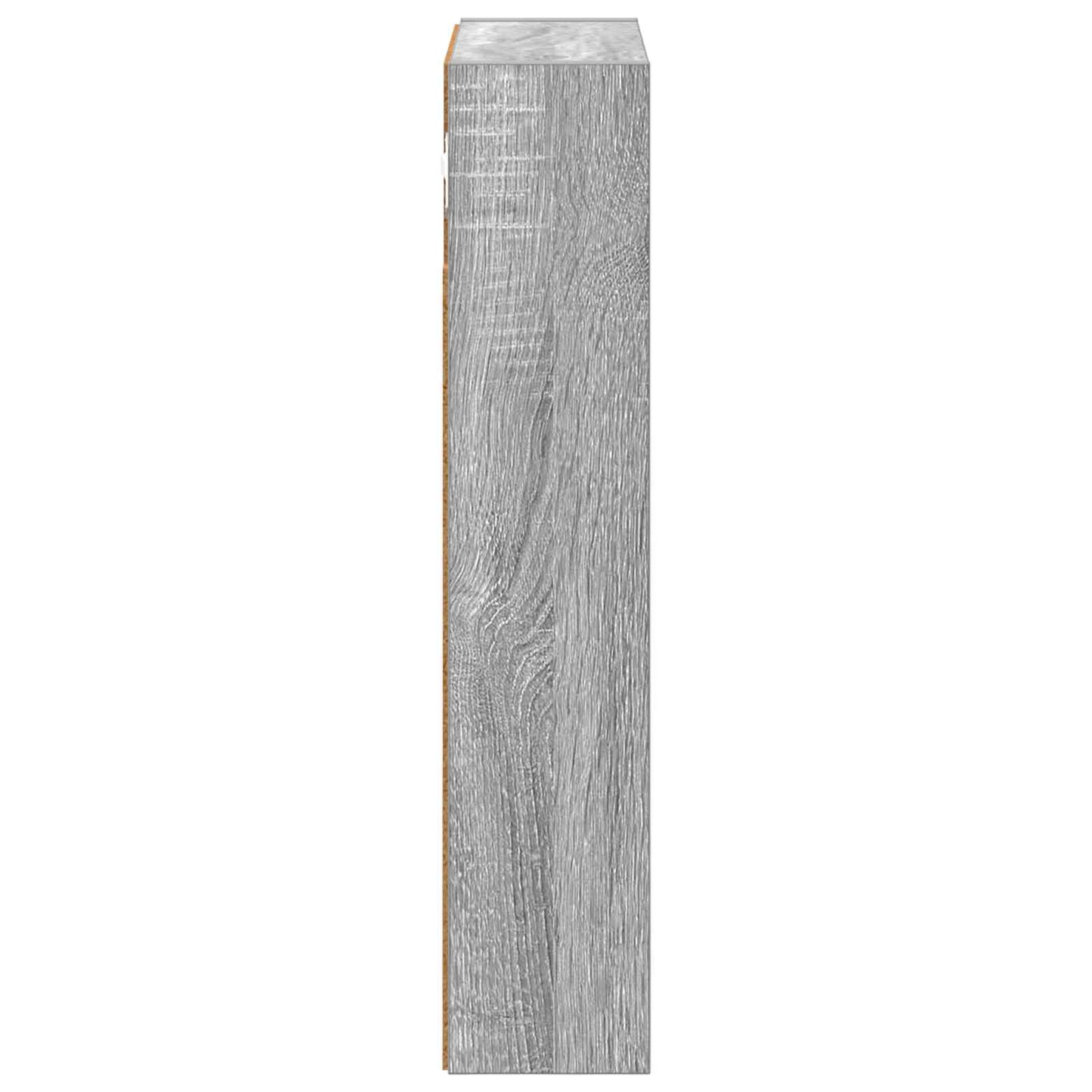 Armadio da bagno a muro Sonoma grigia 30 x 10 x 50 cm | homemem39