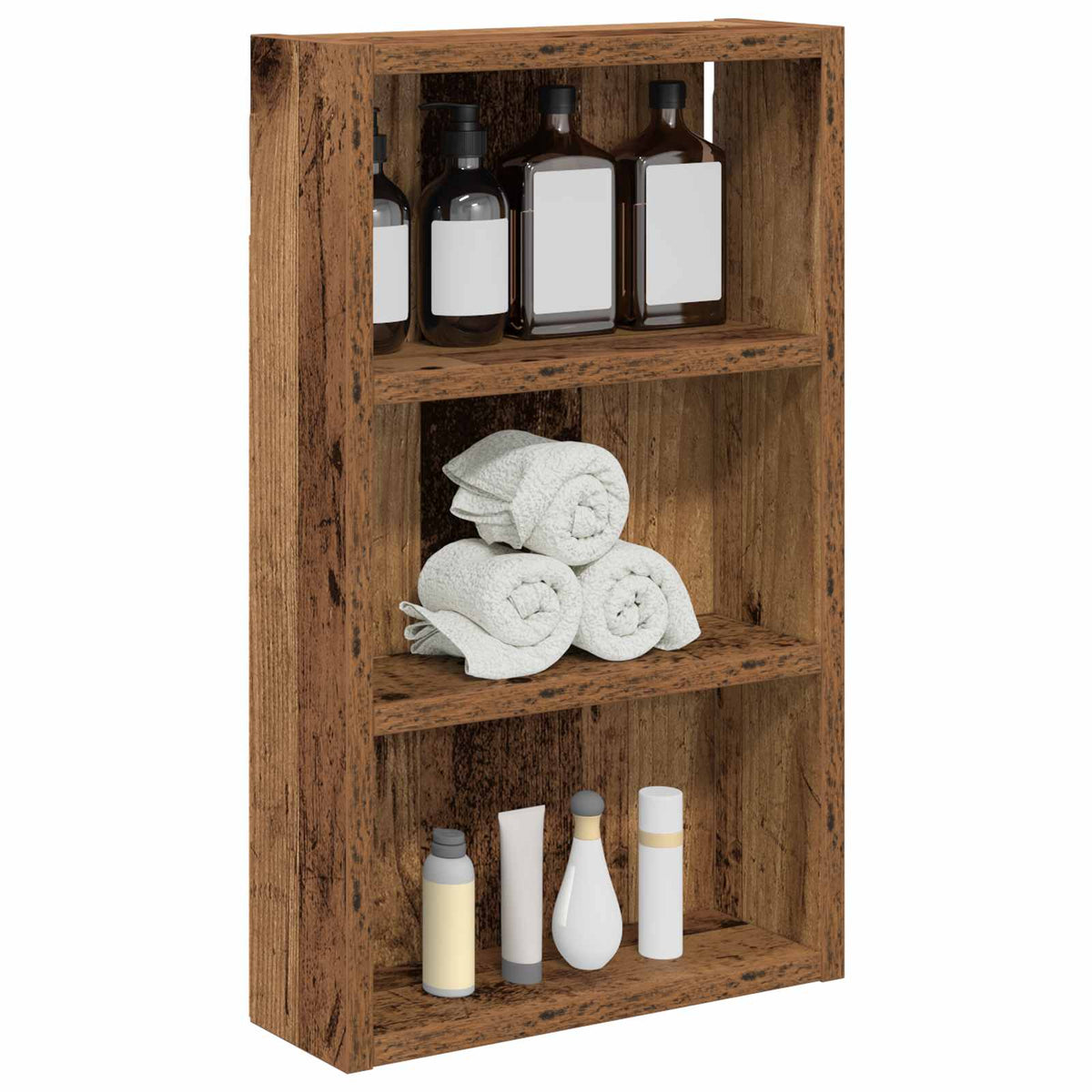 Armadio da bagno a muro Legno vecchio 30 x 10 x 50 cm