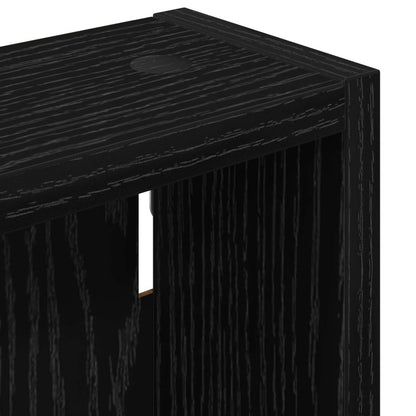 Armadio da bagno a muro Rovere Nero 30 x 10 x 60,5 cm | homemem39