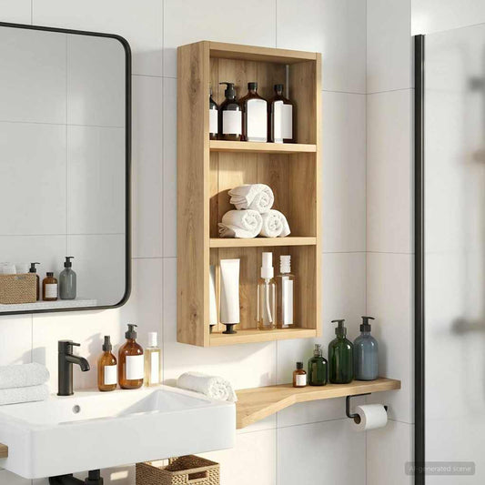 Armadio da bagno a muro Rovere Artigianale 30 x 10 x 60,5 cm