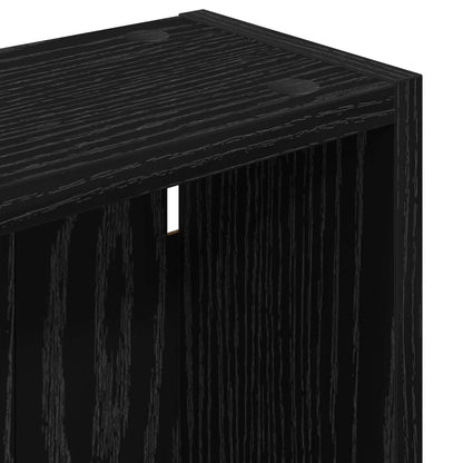 Armadio da bagno a muro Rovere Nero 30 x 14 x 70 cm | homemem39