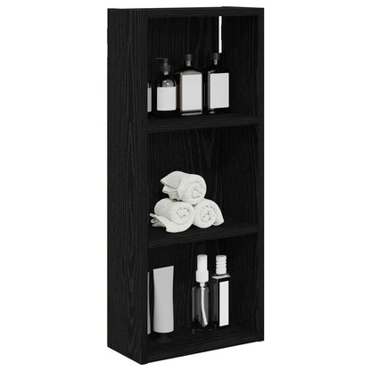 Armadio da bagno a muro Rovere Nero 30 x 14 x 70 cm | homemem39