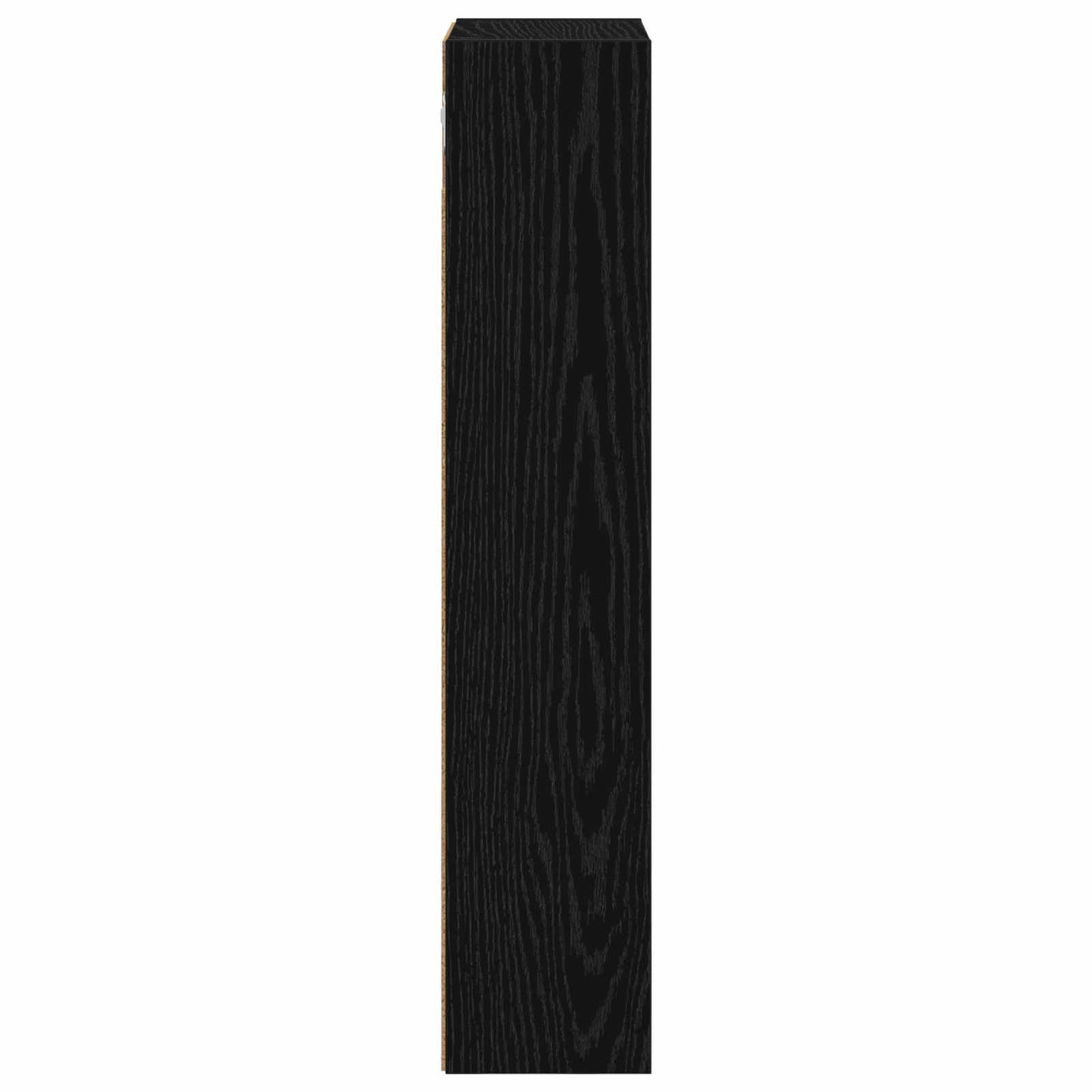 Armadio da bagno a muro Rovere Nero 30 x 14 x 70 cm