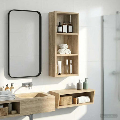 Armadio da bagno a muro Rovere Sonoma 30 x 14 x 70 cm