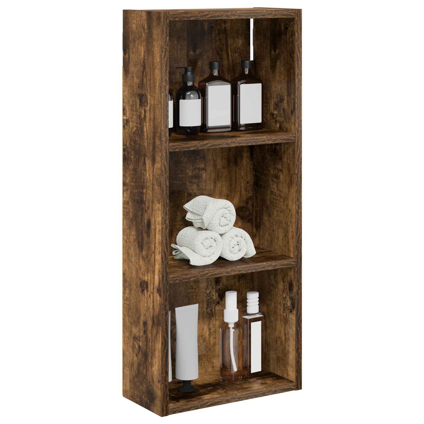 Armadio da bagno a muro Quercia Affumicata 30 x 14 x 70 cm