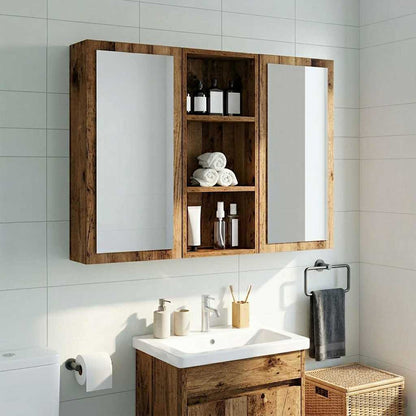 Armadio da bagno a muro Legno vecchio 30 x 14 x 70 cm | homemem39