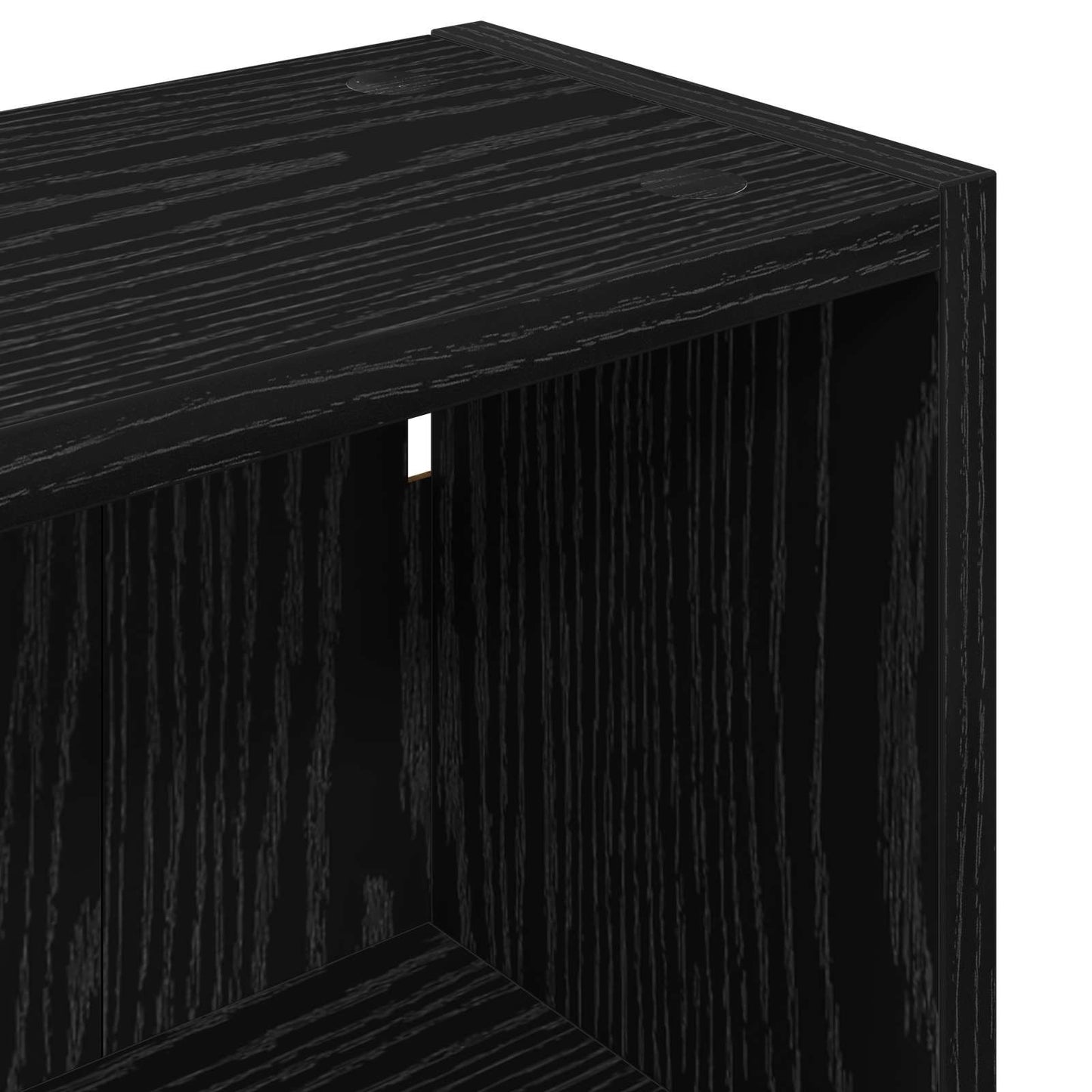 Armadio da bagno a muro Rovere Nero 30 x 16 x 62,5 cm | homemem39