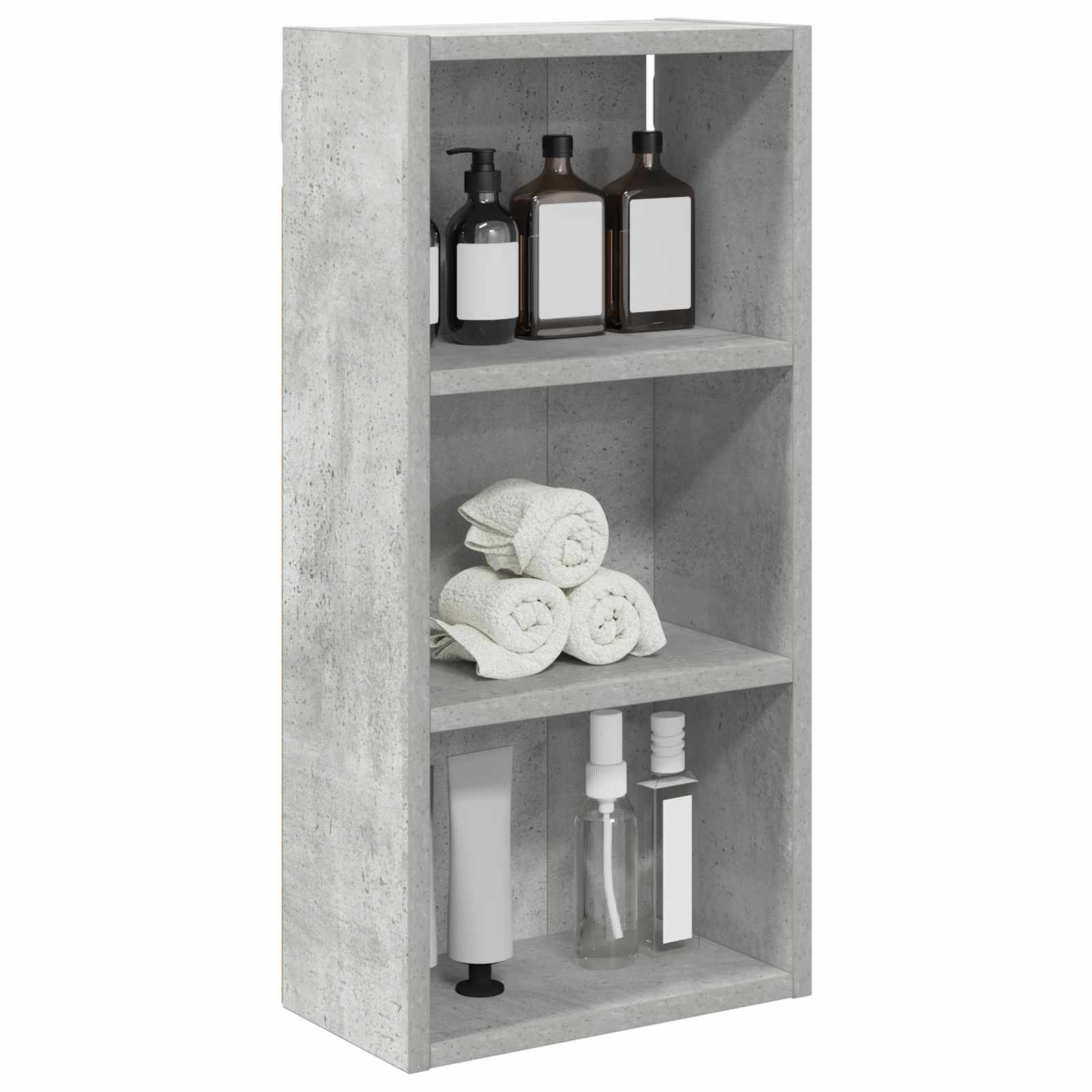 Armadio da bagno a muro Grigio Cemento 30 x 16 x 62,5 cm | homemem39