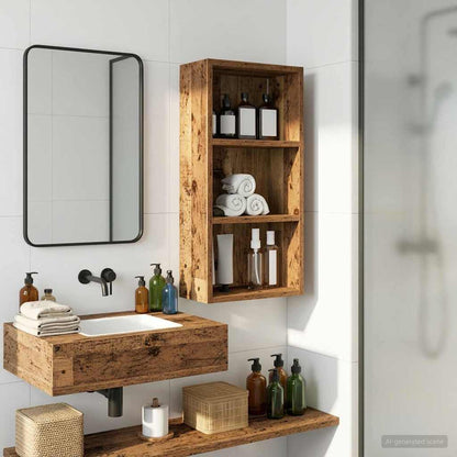 Armadio da bagno a muro Legno vecchio 30 x 16 x 62,5 cm