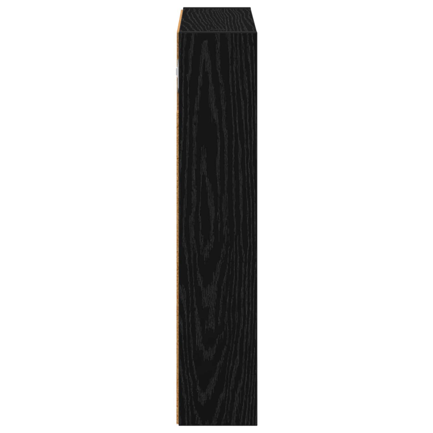 Armadio da bagno a muro Rovere Nero 40 x 10 x 50 cm | homemem39