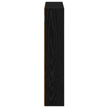 Armadio da bagno a muro Rovere Nero 40 x 10 x 50 cm | homemem39
