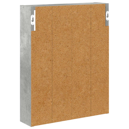 Armadio da bagno a muro Grigio Cemento 40 x 10 x 50 cm | homemem39