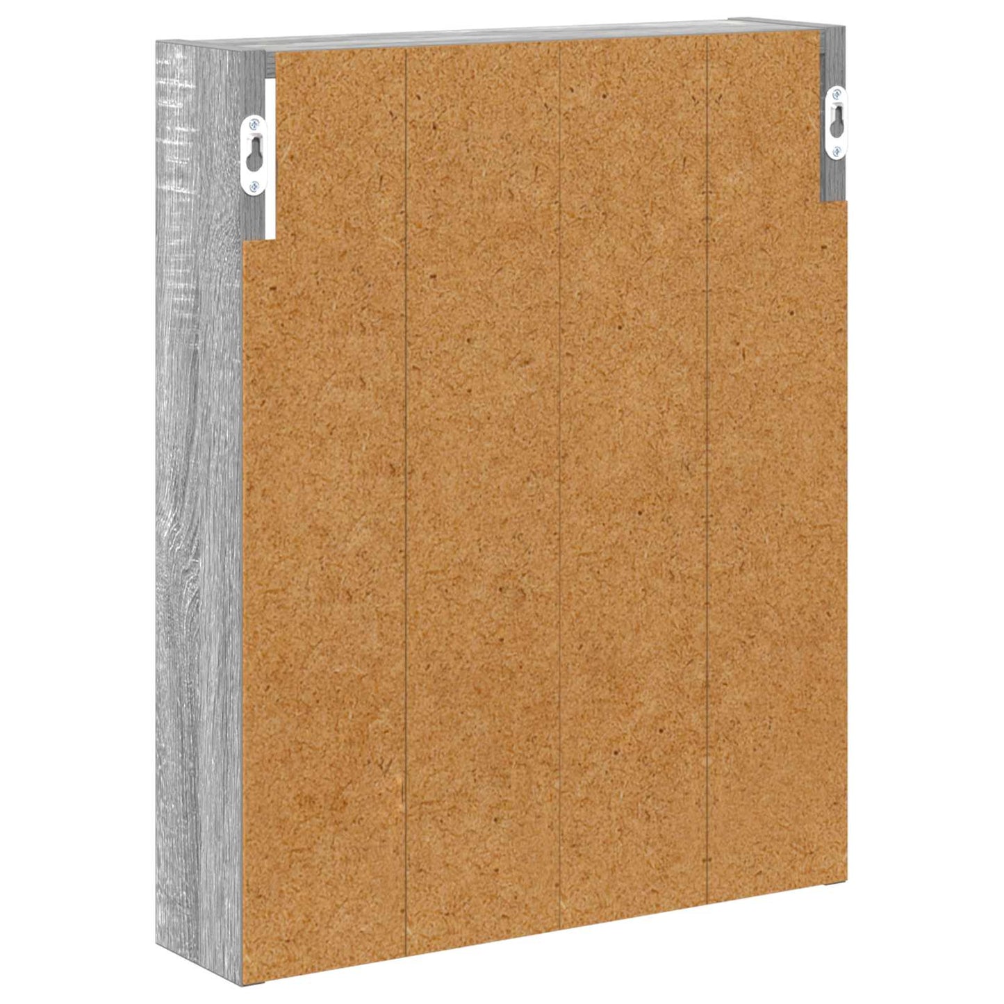Armadio da bagno a muro Sonoma grigia 40 x 10 x 50 cm