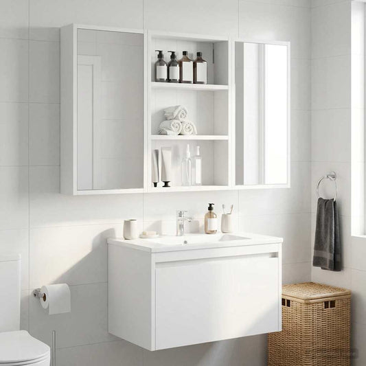 Armadio da bagno a muro Bianco 40 x 10 x 60,5 cm