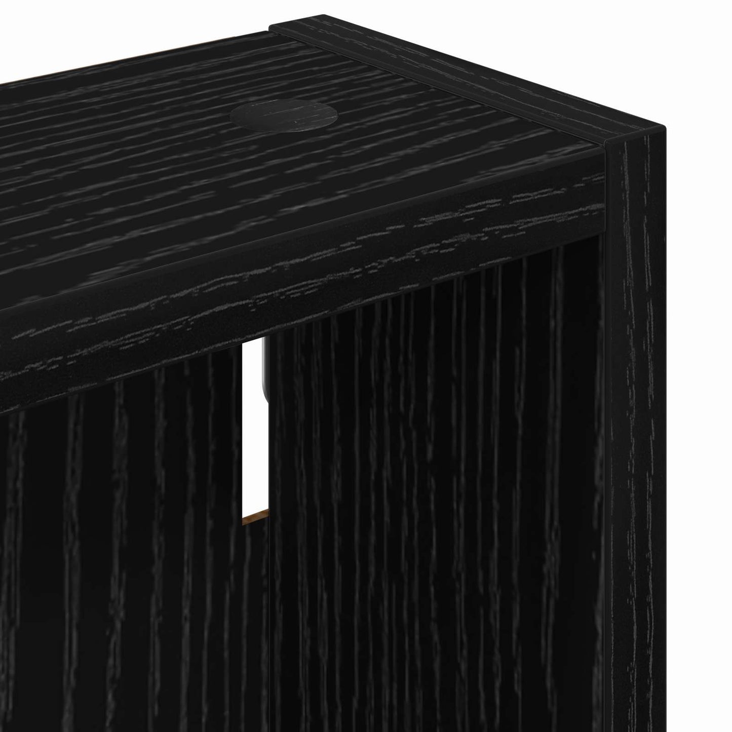 Armadio da bagno a muro Rovere Nero 40 x 10 x 60,5 cm | homemem39
