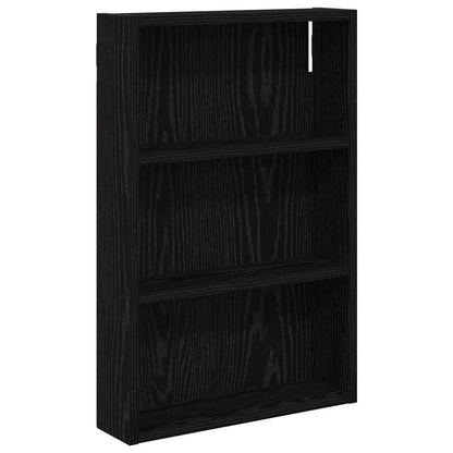 Armadio da bagno a muro Rovere Nero 40 x 10 x 60,5 cm | homemem39