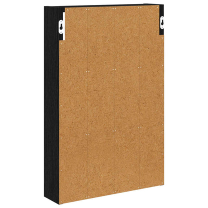 Armadio da bagno a muro Rovere Nero 40 x 10 x 60,5 cm | homemem39
