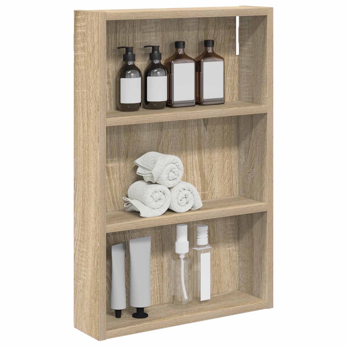 Armadio da bagno a muro Rovere Sonoma 40 x 10 x 60,5 cm