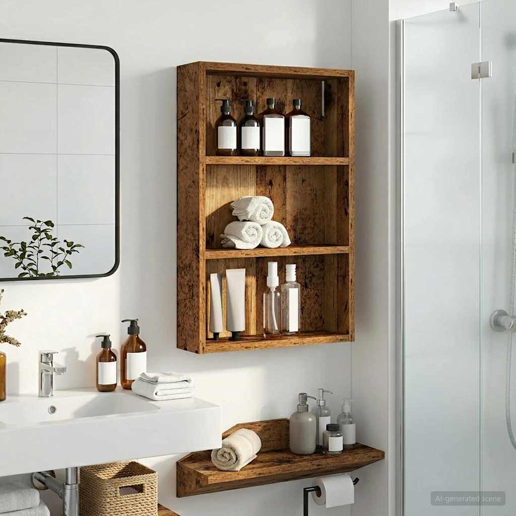 Armadio da bagno a muro Legno vecchio 40 x 10 x 60,5 cm