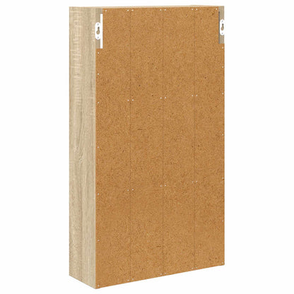 Armadio da bagno a muro Rovere Sonoma 40 x 14 x 70 cm