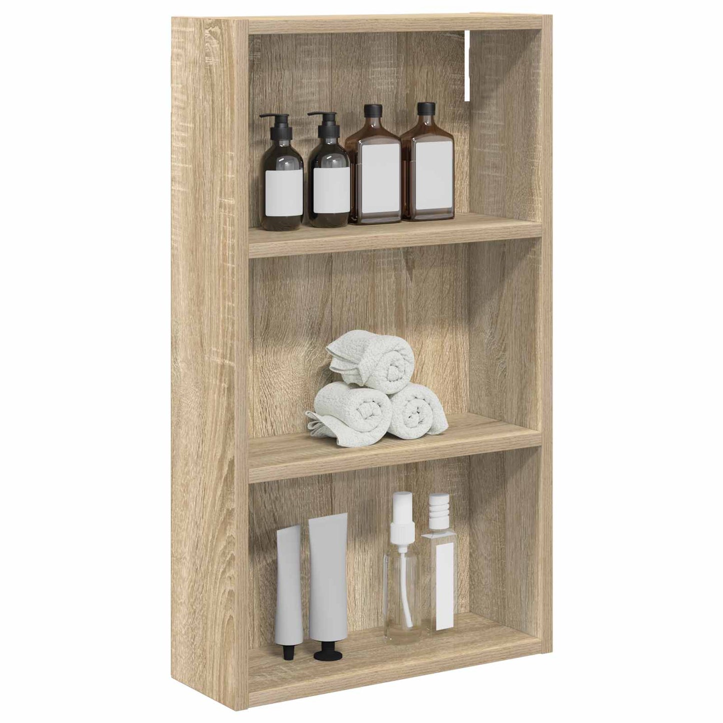 Armadio da bagno a muro Rovere Sonoma 40 x 14 x 70 cm