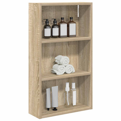 Armadio da bagno a muro Rovere Sonoma 40 x 14 x 70 cm