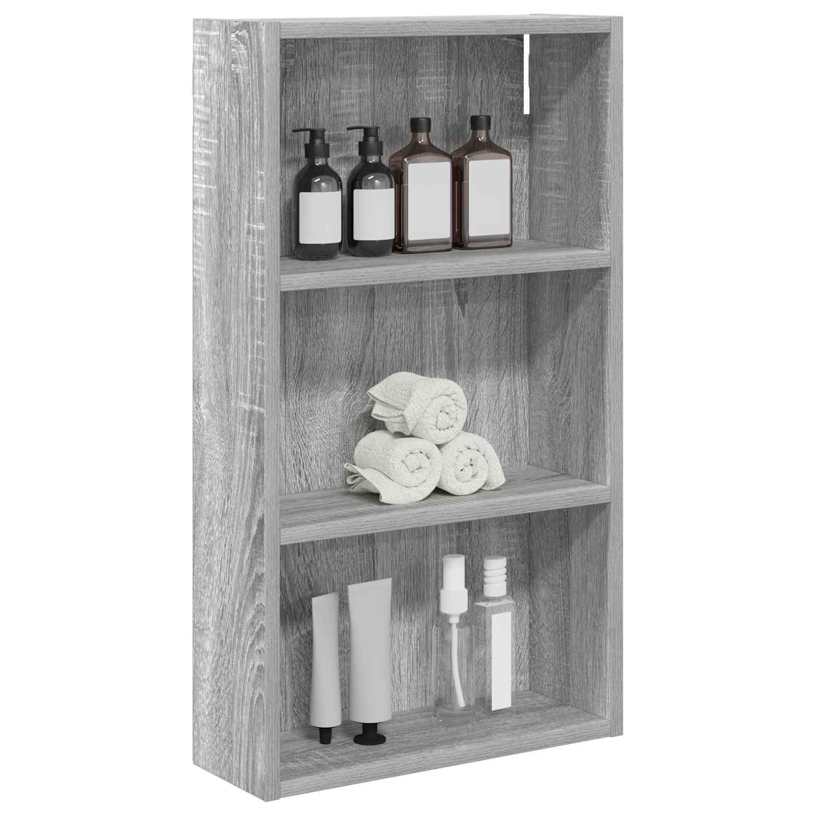 Armadio da bagno a muro Sonoma grigia 40 x 14 x 70 cm | homemem39