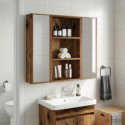 Armadio da bagno a muro Legno vecchio 40 x 14 x 70 cm | homemem39