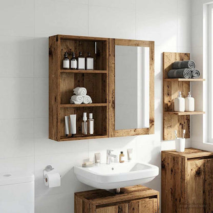 Armadio da bagno a muro Legno vecchio 40 x 14 x 70 cm | homemem39