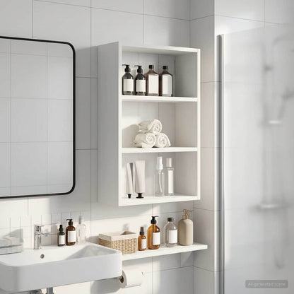 Armadio da bagno a muro Bianco 40 x 16 x 62,5 cm | homemem39