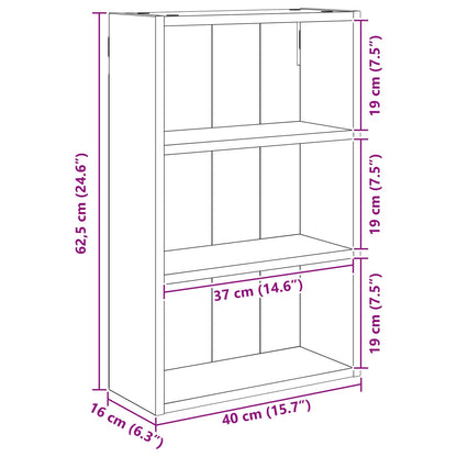 Armadio da bagno a muro Bianco 40 x 16 x 62,5 cm | homemem39