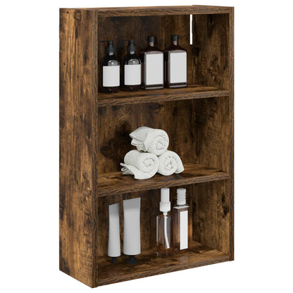 Armadio da bagno a muro Quercia Affumicata 40 x 16 x 62,5 cm | homemem39