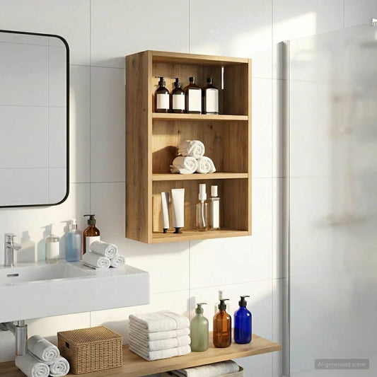 Armadio da bagno a muro Rovere Artigianale 40 x 16 x 62,5 cm