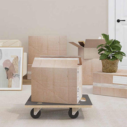 Carrello di Trasporto 6 pcs Grigio Legno compensato