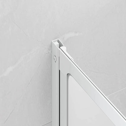 Schermo da Bagno Glassato 120 x 117 cm Alluminio & Pannello PP