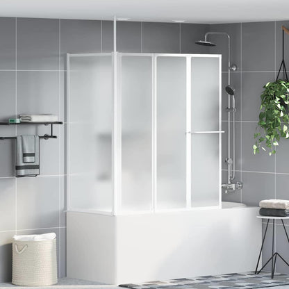 Schermo da Bagno Glassato 120 x 70 x 137 cm Alluminio