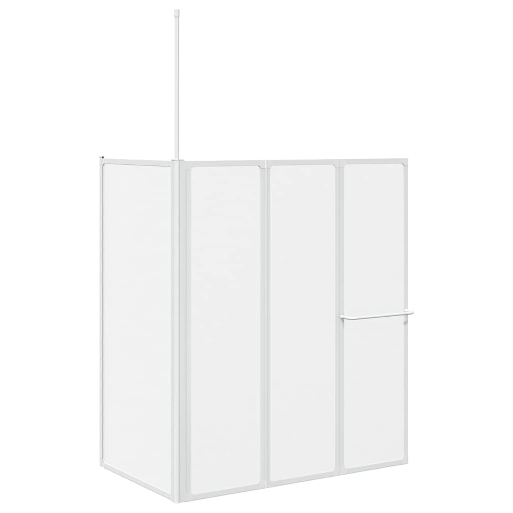 Schermo da Bagno Glassato 120 x 70 x 137 cm