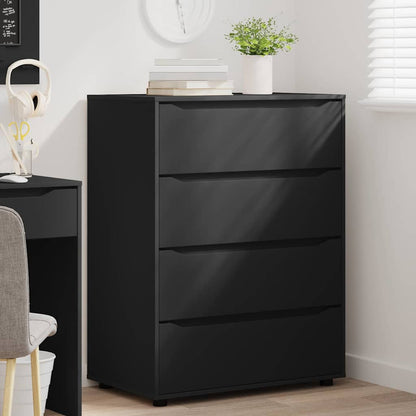 Armadi di Stoccaggio Nero 80 x 48 x 105 cm Legno multistrato | homemem39