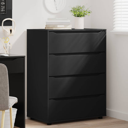 Armadi di Stoccaggio 80 x 48 x 105 cm Legno ingegnerizzato Nero