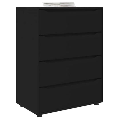 Armadi di Stoccaggio Nero 80 x 48 x 105 cm Legno multistrato | homemem39