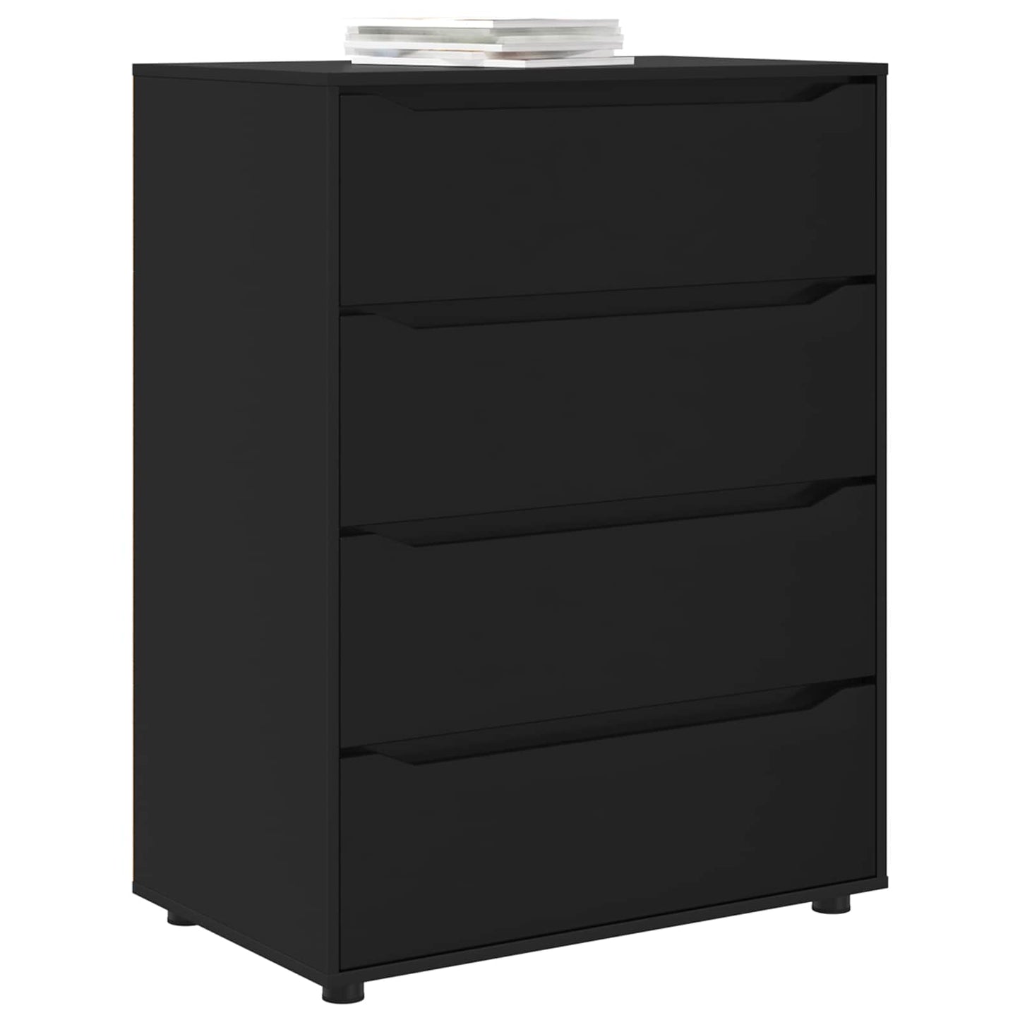 Armadi di Stoccaggio 80 x 48 x 105 cm Legno ingegnerizzato Nero