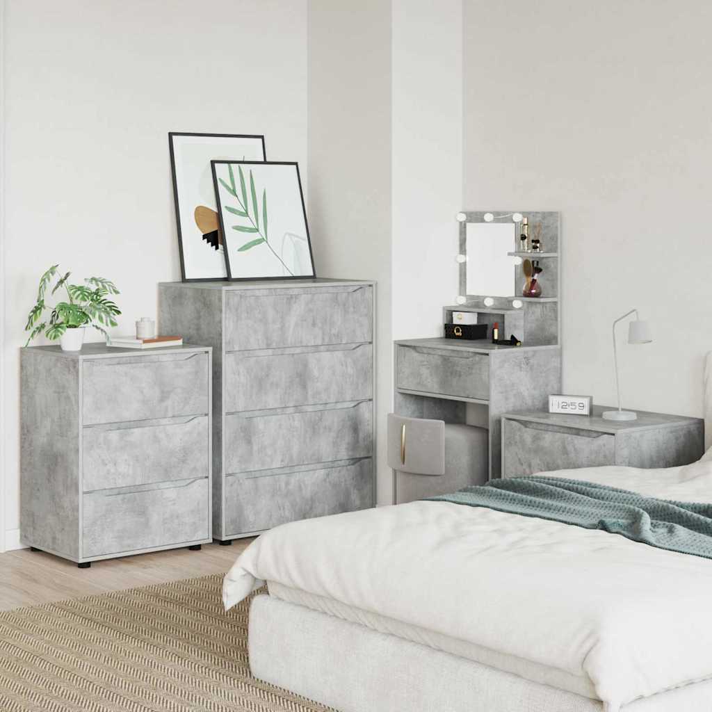 Armadi di Stoccaggio Grigio cemento 80 x 48 x 105 cm | homemem39