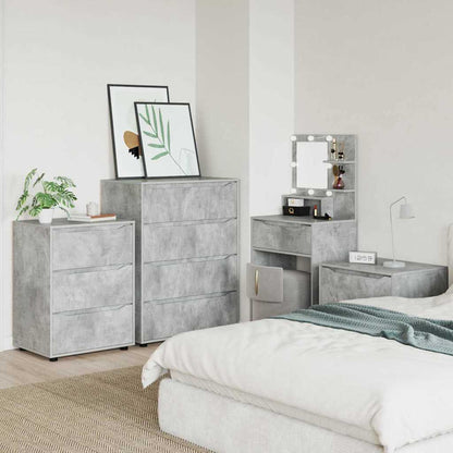 Armadi di Stoccaggio Grigio cemento 80 x 48 x 105 cm | homemem39
