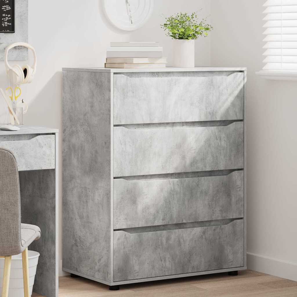Armadi di Stoccaggio Grigio cemento 80 x 48 x 105 cm | homemem39