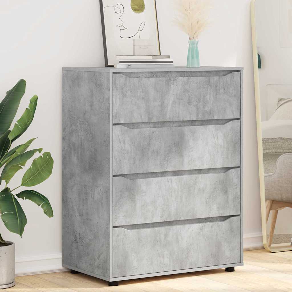 Armadi di Stoccaggio Grigio cemento 80 x 48 x 105 cm | homemem39