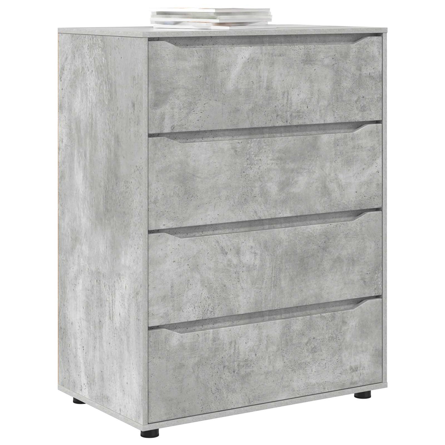 Armadi di Stoccaggio Grigio cemento 80 x 48 x 105 cm