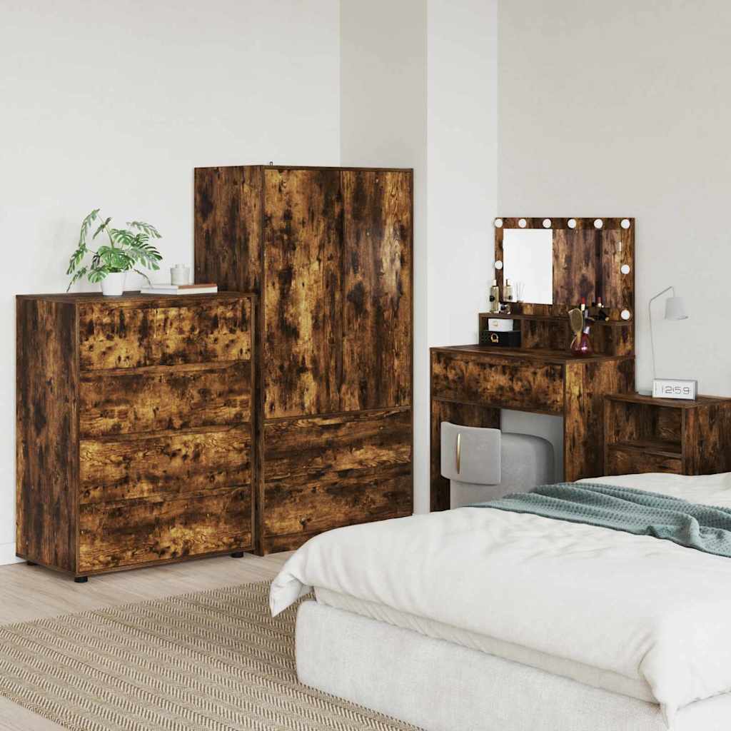 Armadi di Stoccaggio Rovere fumé 80 x 48 x 105 cm | homemem39