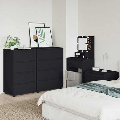 Armadi di Stoccaggio Nero 60 x 48 x 105 cm Legno multistrato | homemem39