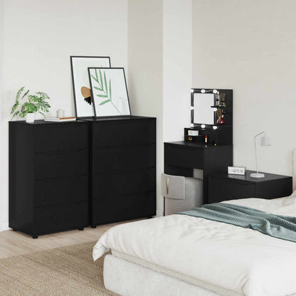 Armadi di Stoccaggio Nero 60 x 48 x 105 cm Legno multistrato