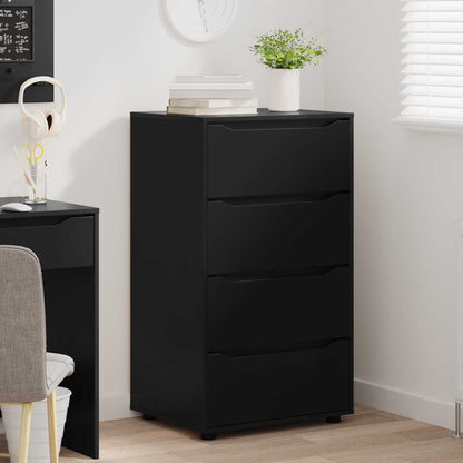 Armadi di Stoccaggio Nero 60 x 48 x 105 cm Legno multistrato